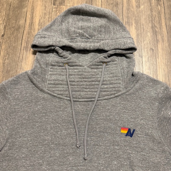 NEW Aviator Nation Ninja Pullover Hoodie in Heather Grey Sweatshirt Dust Bag XL - Picture 8 of 16
